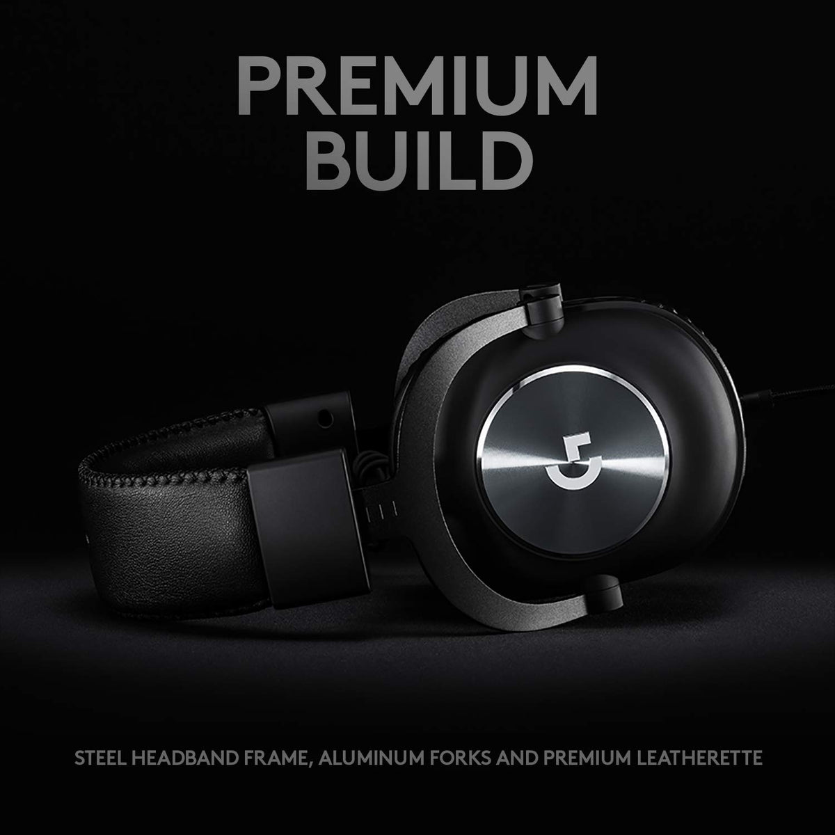 Logitech G Pro X Wired Gaming Headset: Blue VO!CE Detachable Boom Mic