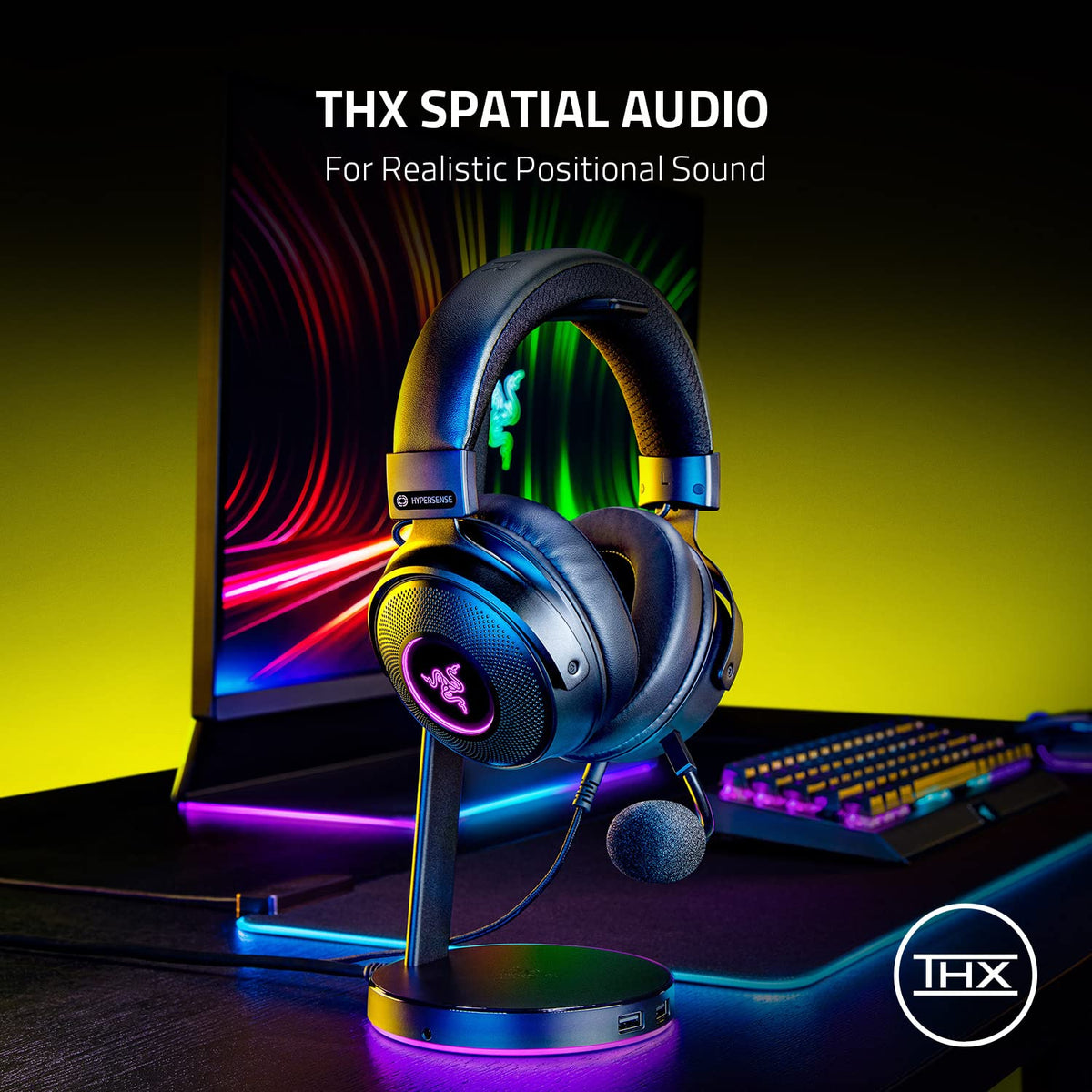 Razer Kraken V3 X Wired USB Gaming Headset: Lightweight Build