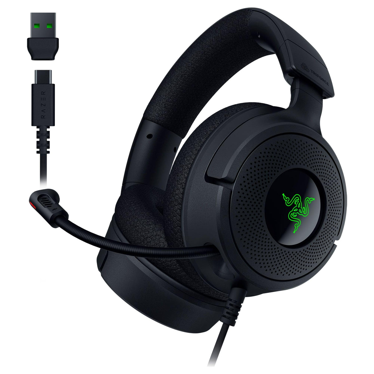 Razer Kraken V4 X Wired Gaming Headset: 40 mm Drivers - Cardioid Mic