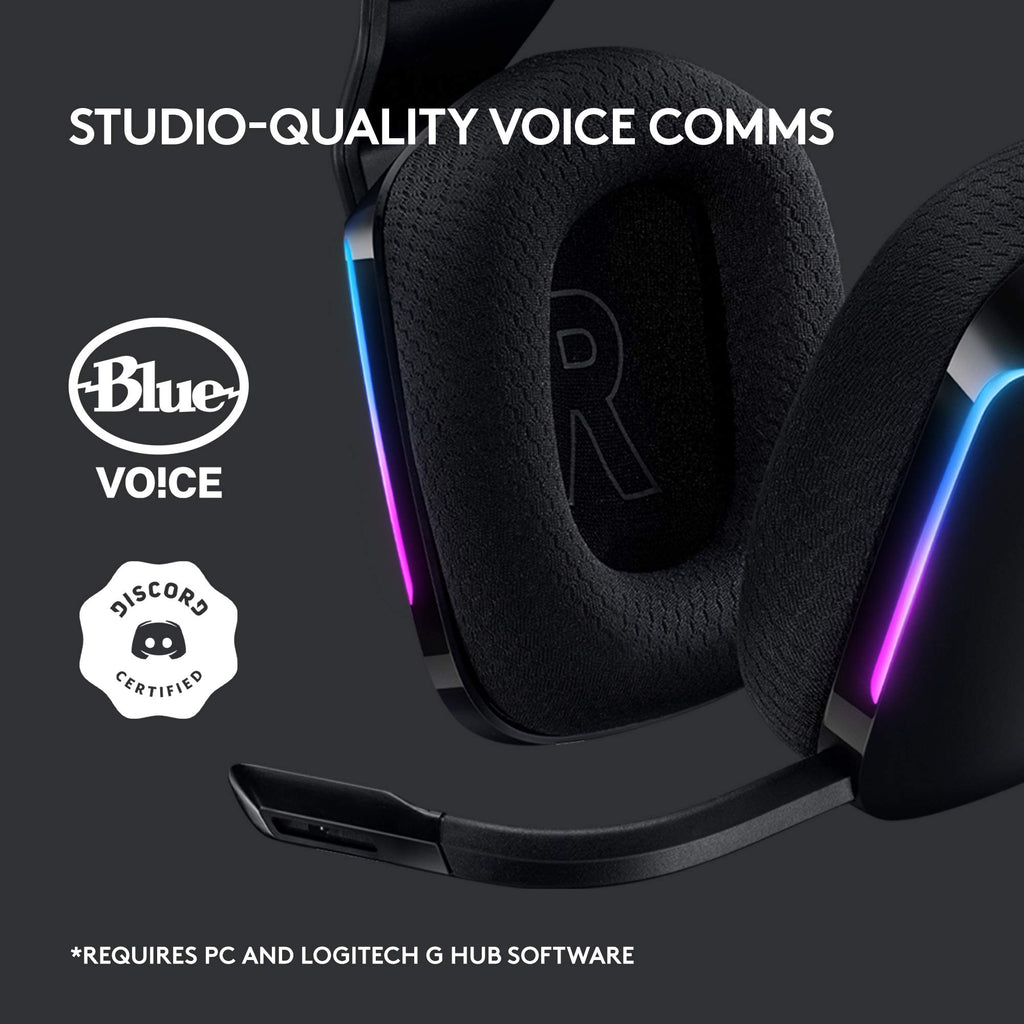 Logitech G733 Lightspeed Wireless Gaming Headset, Suspension Headband