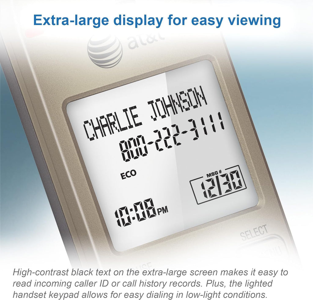 AT&T EL51203 DECT 6.0 2-Handset Cordless Phone