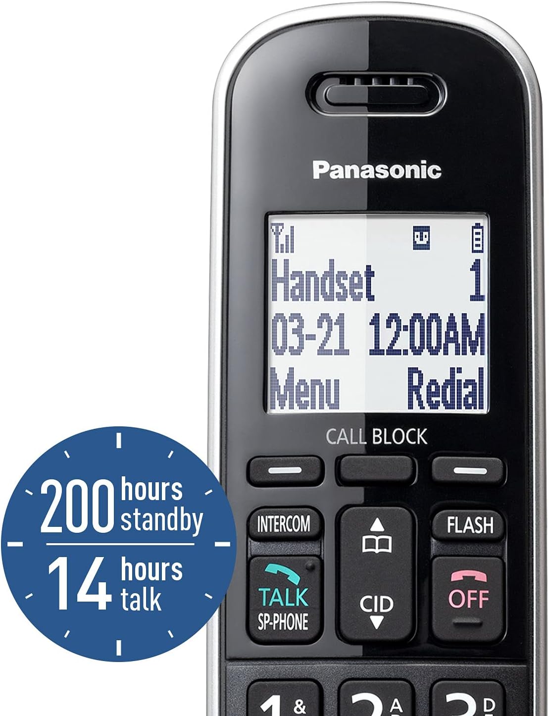 Panasonic Expandable Corded/Cordless Phone System with Answering Machine