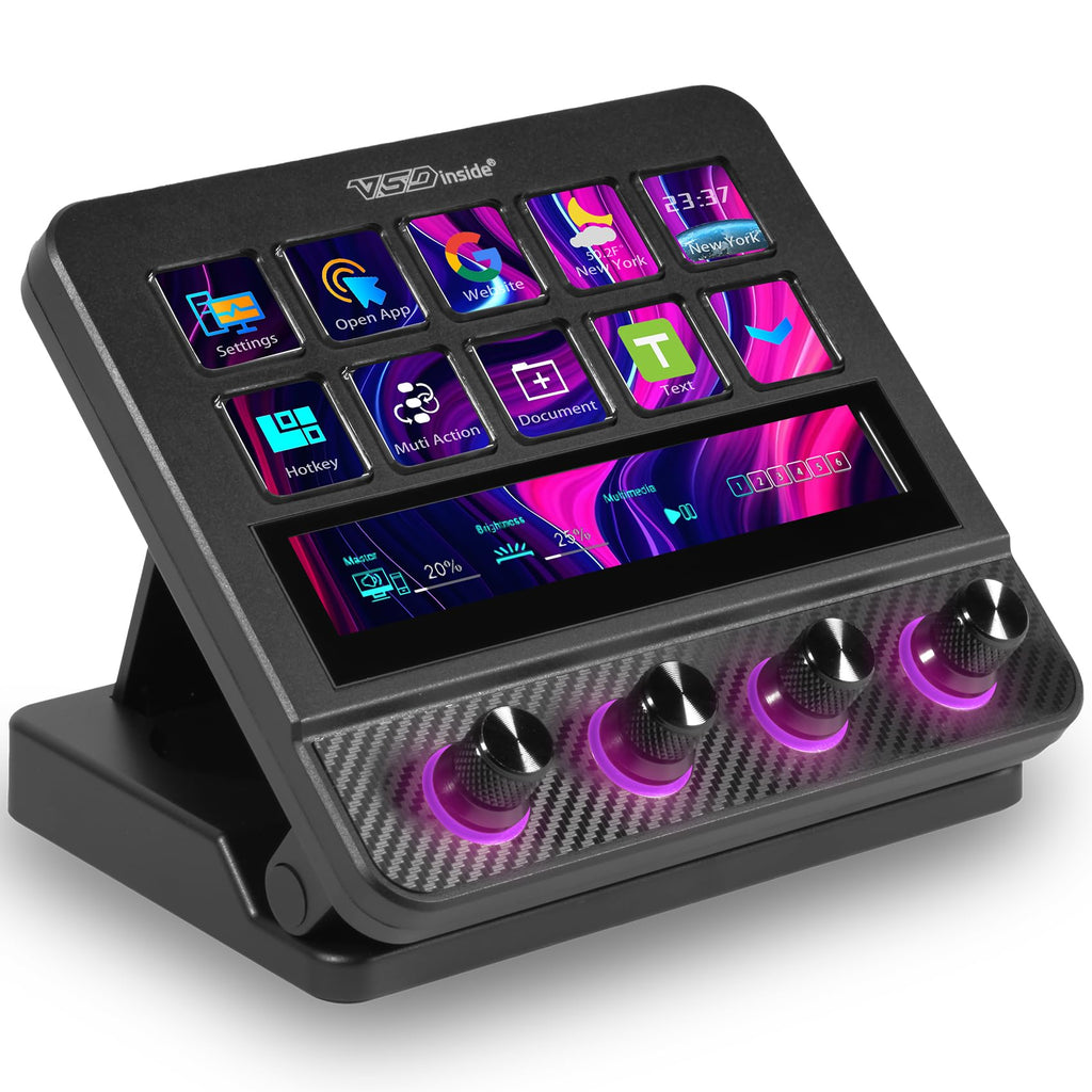 Macro Pad, Streaming Deck Stream Controller Soundboard Keypad, Programmable Keys