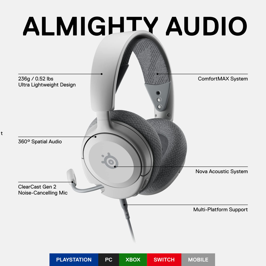 SteelSeries Arctis Nova 1P Multi-System Gaming Headset