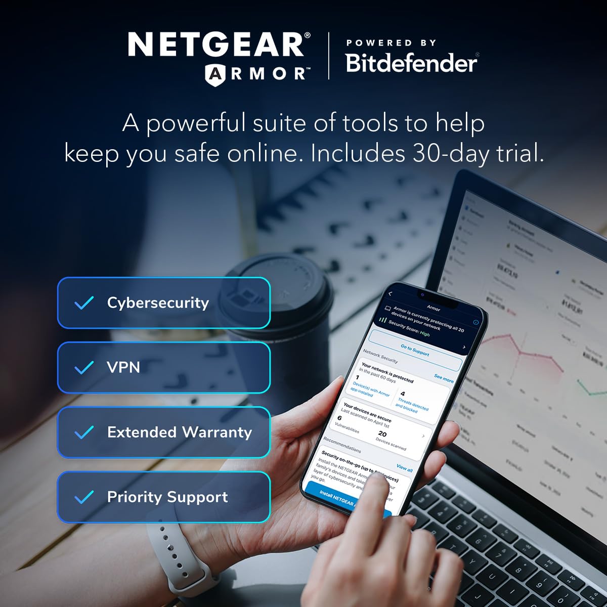 NETGEAR Nighthawk Tri-Band WiFi 7 Router (RS700S)