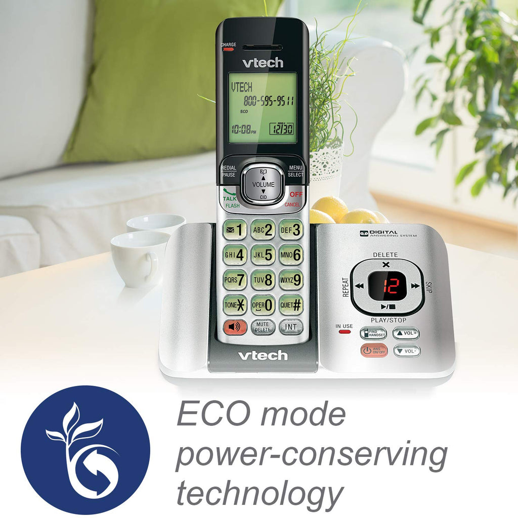 VTech CS6719-16 DECT 6.0 Phone with Caller ID/Call Waiting, 1 Cordless Handset, Red