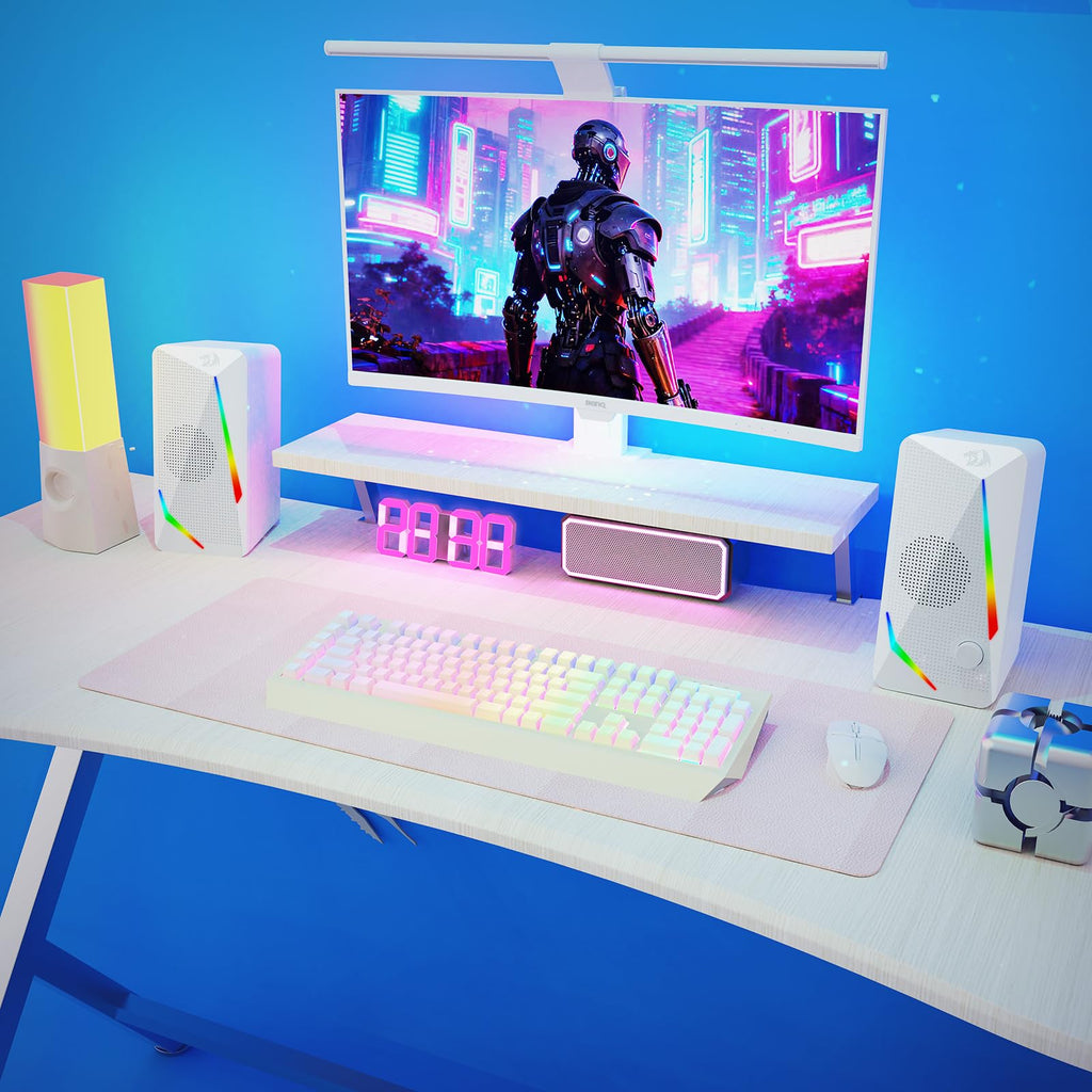 Redragon GS510 RGB Desktop Speakers, 2.0 Channel PC Computer Speaker