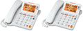 AT&T CL4940 Corded Standard Phone with Answering System and Backlit Display, White