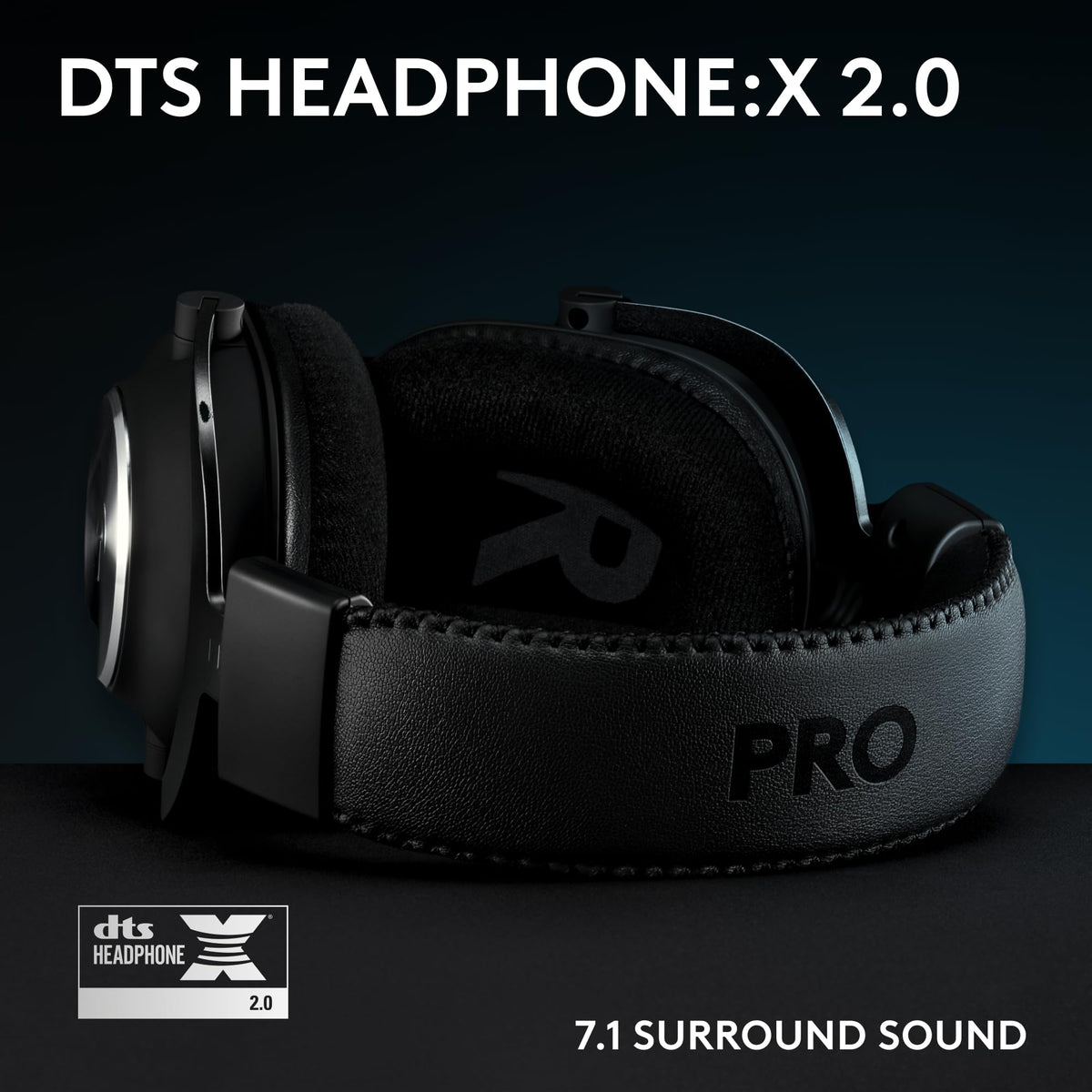 Logitech G Pro X Wired Gaming Headset: Blue VO!CE Detachable Boom Mic