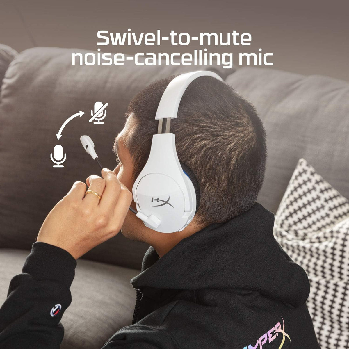 HyperX HHSS1C-KB-WT/G Cloud Stinger Core – Wireless Gaming Headset