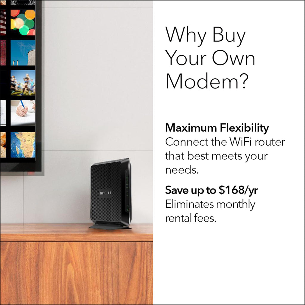 NETGEAR Nighthawk Cable Modem and WiFi 5 Router Combo C7000