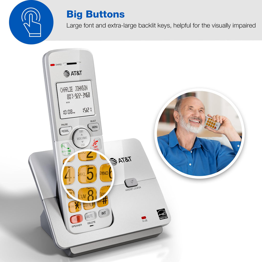 AT&T EL51203 DECT 6.0 2-Handset Cordless Phone