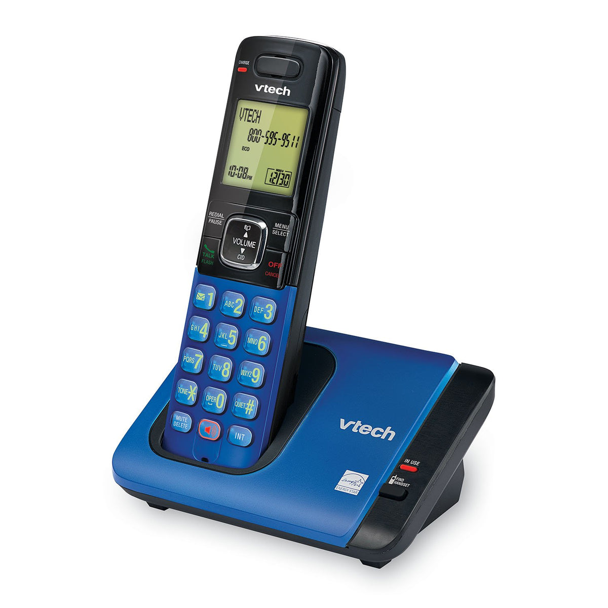 VTech CS6719-16 DECT 6.0 Phone with Caller ID/Call Waiting, 1 Cordless Handset, Red