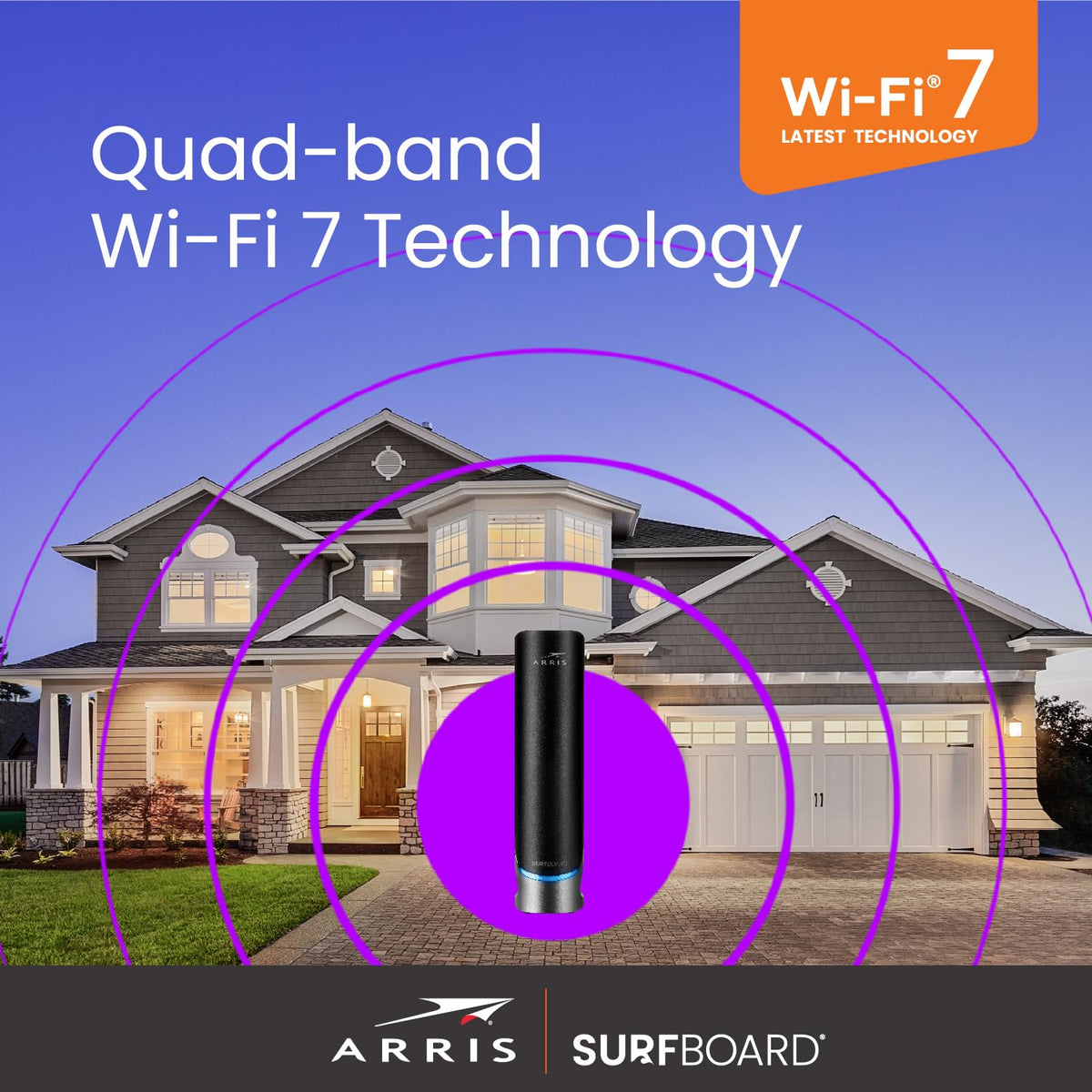 ARRIS SURFboard SB8200 DOCSIS 3.1 Multi‑Gig Cable Modem