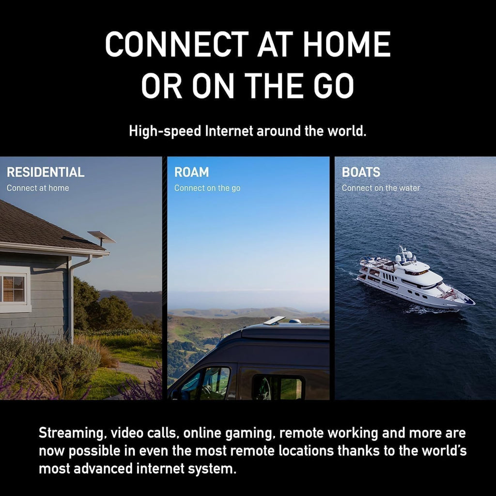 STARLINK Mini Kit - 4th Gen Mini Antenna with Wi-Fi Router