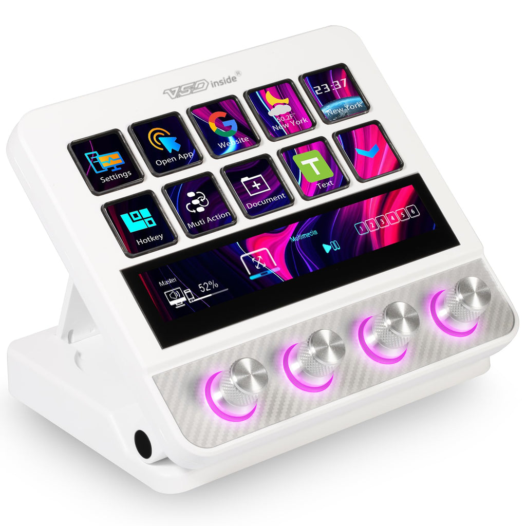 Macro Pad, Streaming Deck Stream Controller Soundboard Keypad, Programmable Keys