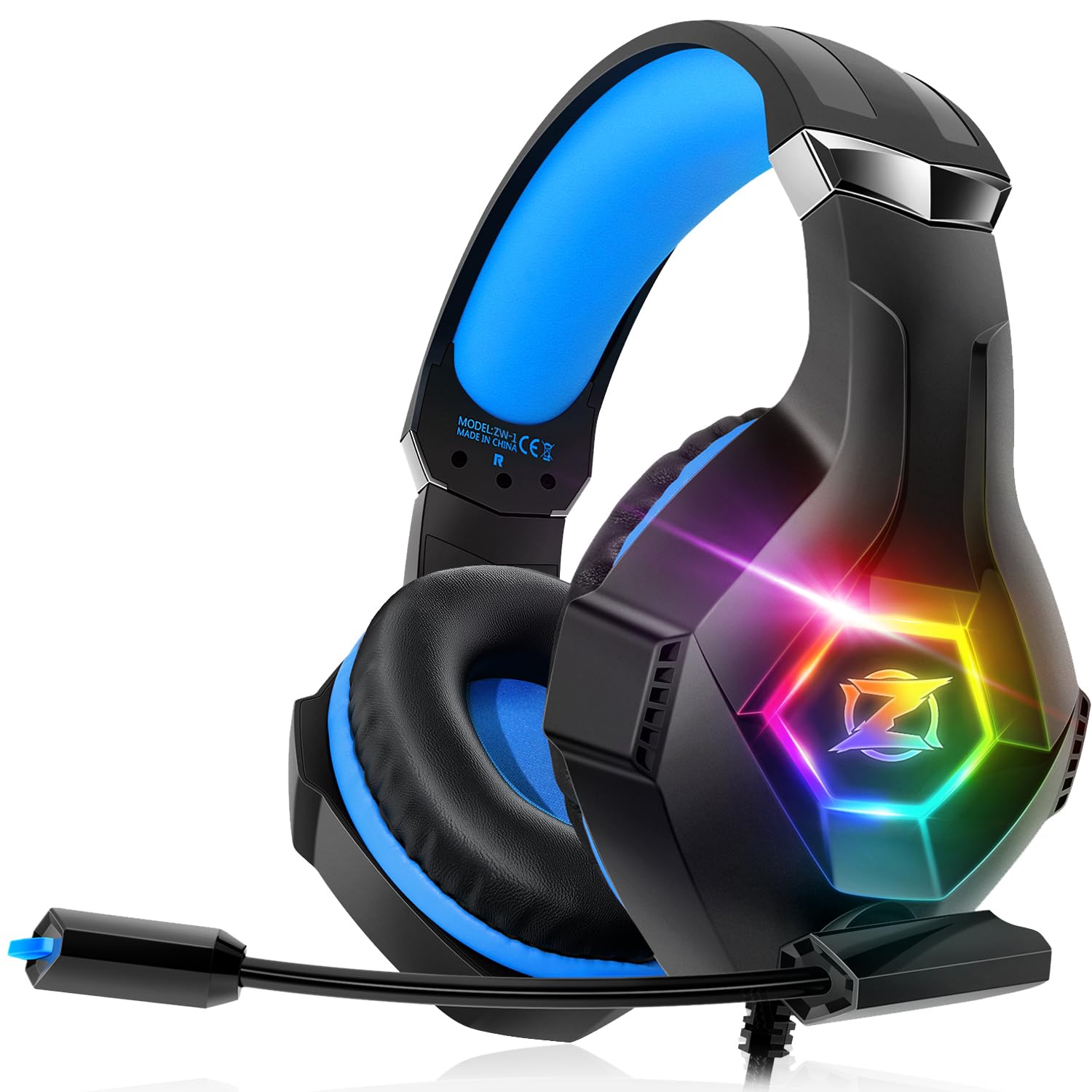 Ozeino Gaming Headset for PC, Ps4, Ps5, Xbox Headset with 7.1 Surround Sound