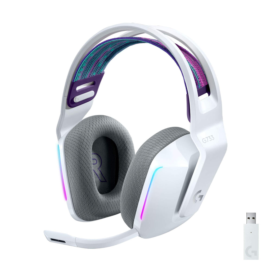 Logitech G733 Lightspeed Wireless Gaming Headset, Suspension Headband