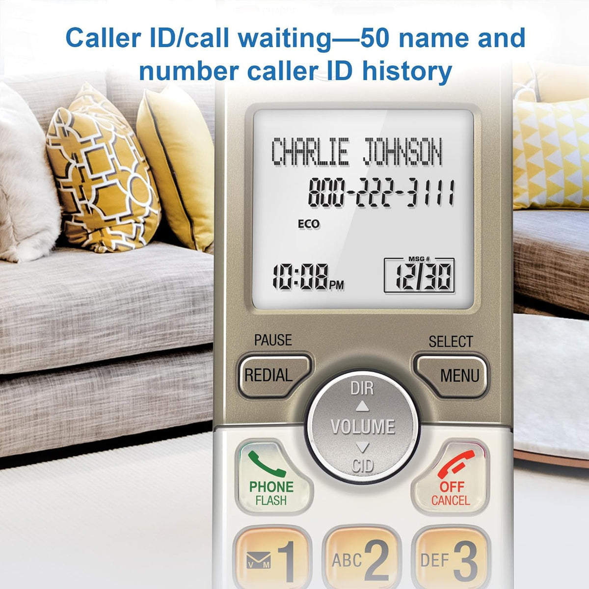 AT&T EL51203 DECT 6.0 2-Handset Cordless Phone