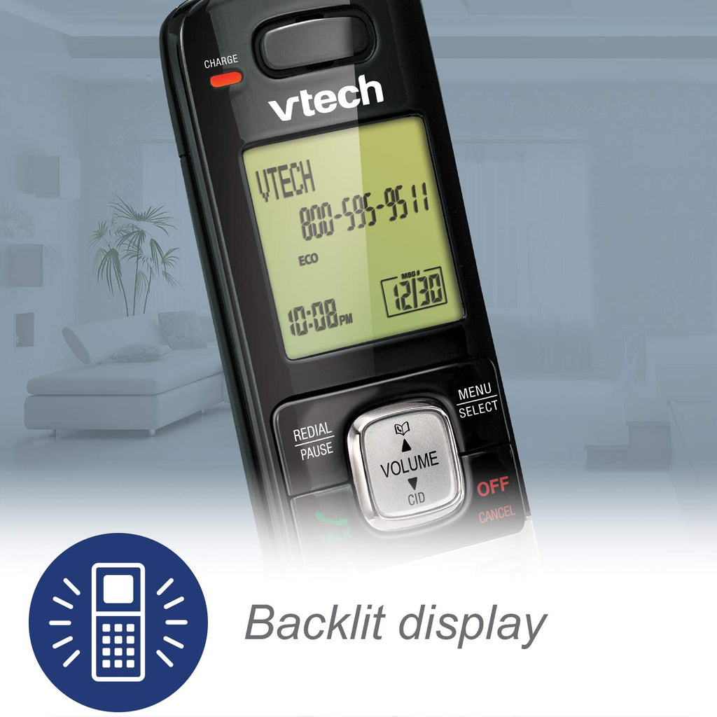 VTech CS6719-16 DECT 6.0 Phone with Caller ID/Call Waiting, 1 Cordless Handset, Red