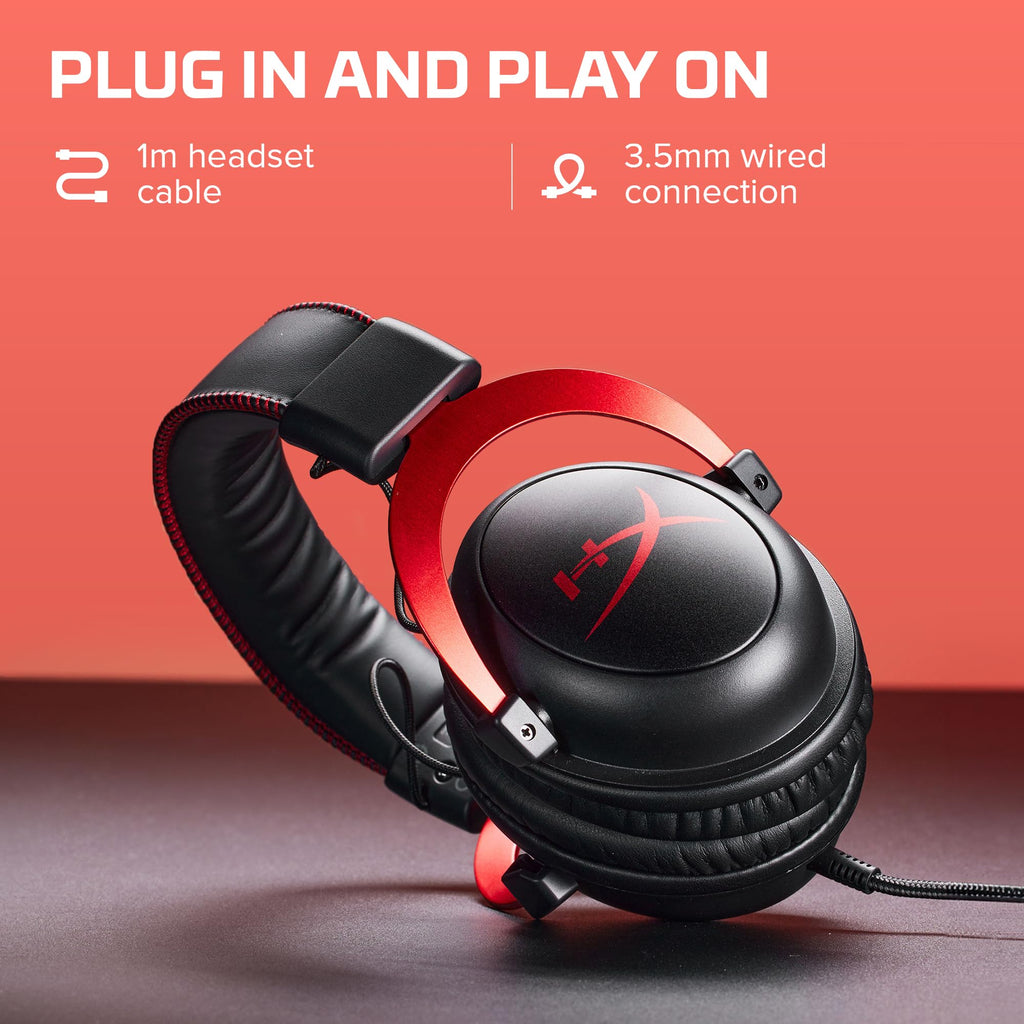 HyperX Cloud II Gaming Headset - 7.1 Surround Sound - Memory Foam Ear Pad