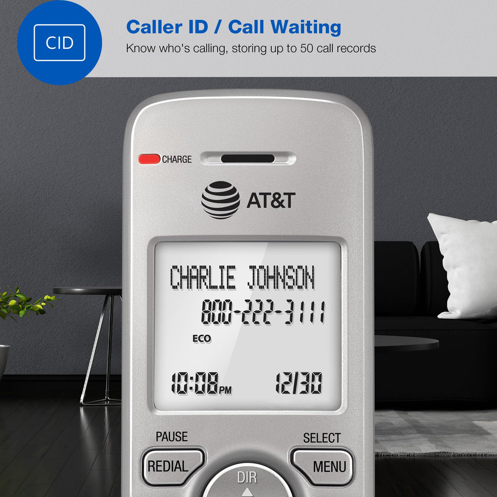 AT&T EL51203 DECT 6.0 2-Handset Cordless Phone