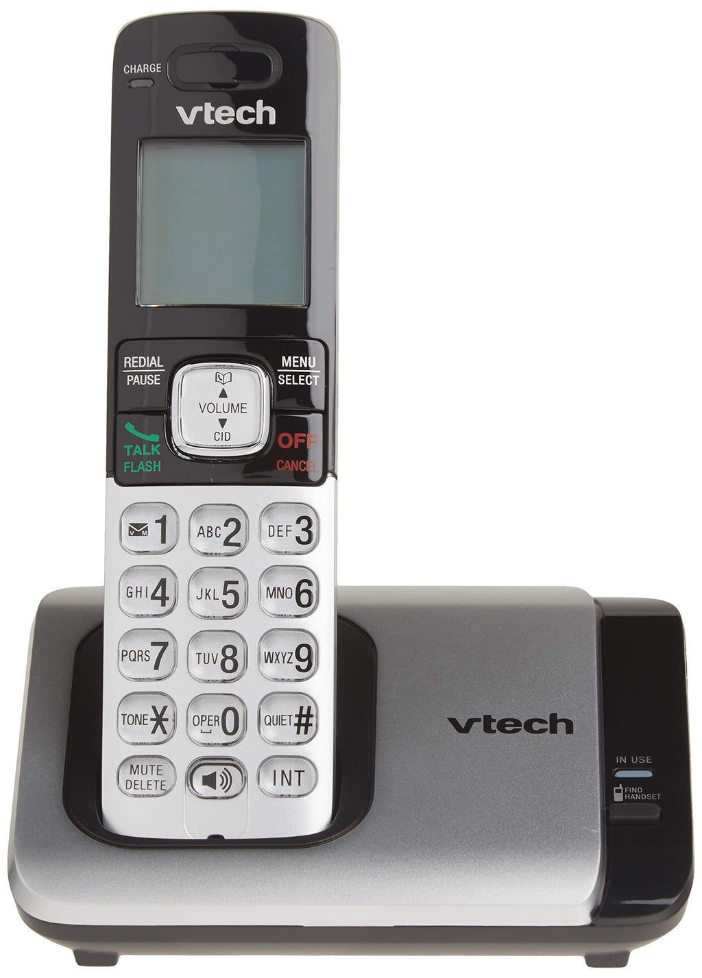 VTech CS6719-16 DECT 6.0 Phone with Caller ID/Call Waiting, 1 Cordless Handset, Red