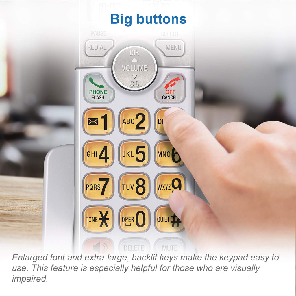AT&T EL51203 DECT 6.0 2-Handset Cordless Phone