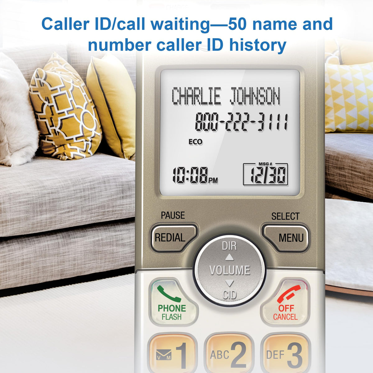AT&T EL51203 DECT 6.0 2-Handset Cordless Phone