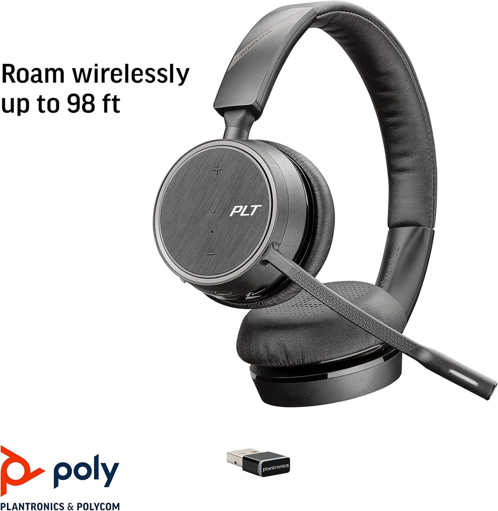 Plantronics - Voyager 4210 UC USB-A with Charge Stand
