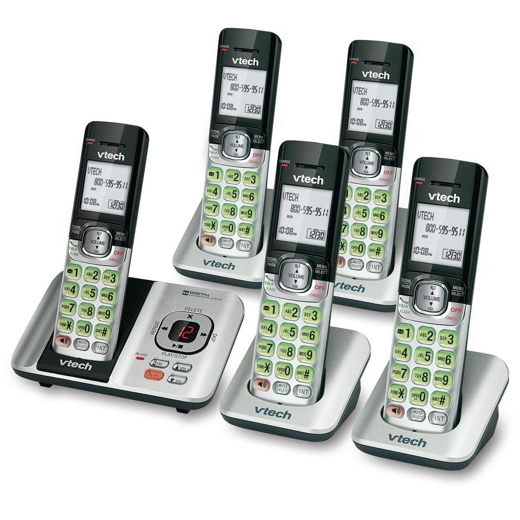 VTech CS6719-16 DECT 6.0 Phone with Caller ID/Call Waiting, 1 Cordless Handset, Red