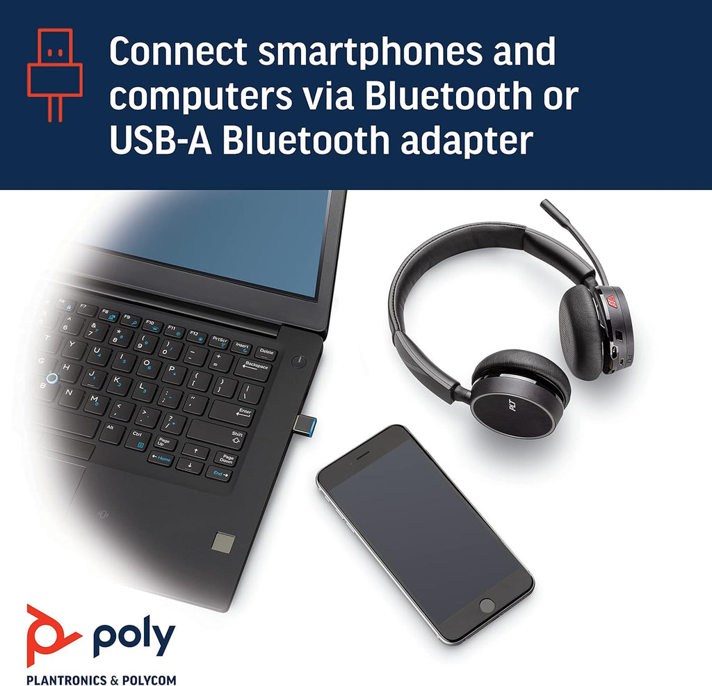 Plantronics - Voyager 4210 UC USB-A with Charge Stand
