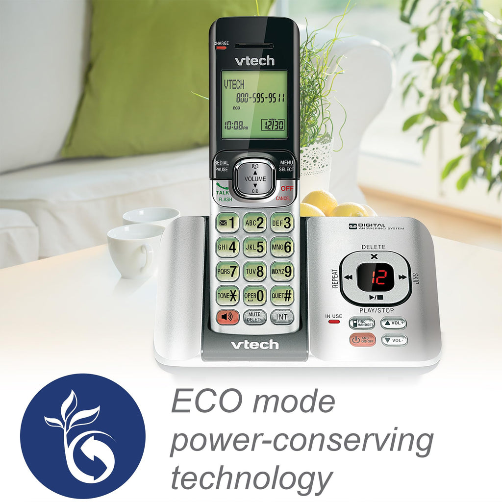 VTech CS6719-16 DECT 6.0 Phone with Caller ID/Call Waiting, 1 Cordless Handset, Red