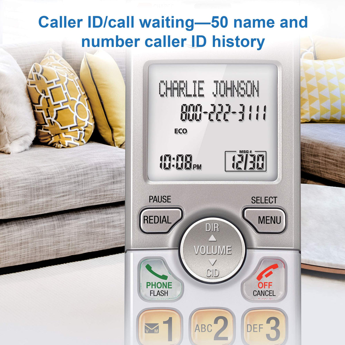 AT&T EL51203 DECT 6.0 2-Handset Cordless Phone