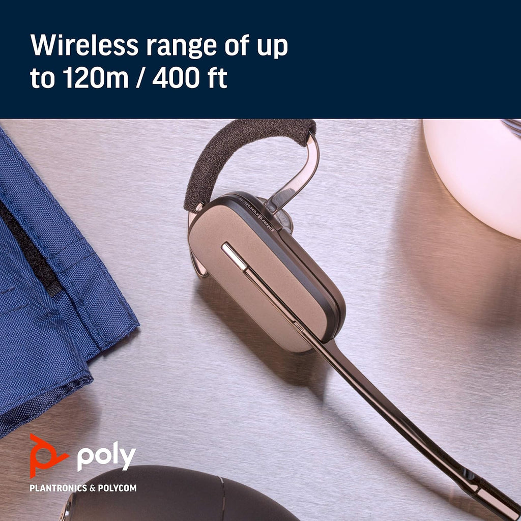 Plantronics - CS540 Wireless DECT Headset (Poly) - Single Ear (Mono) Convertible