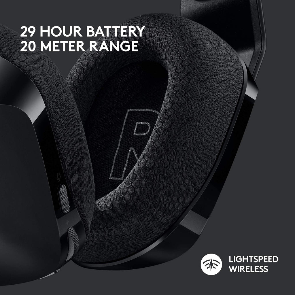 Logitech G733 Lightspeed Wireless Gaming Headset, Suspension Headband
