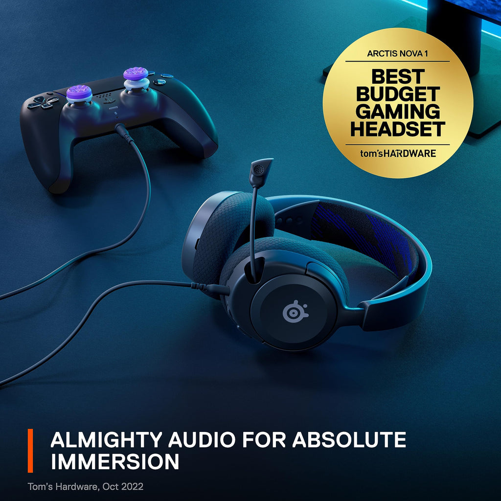 SteelSeries Arctis Nova 1P Multi-System Gaming Headset